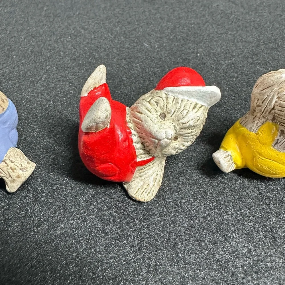 Vintage Japan Style Anthropomorphic Mouse Figurines Set Of 3 Josef Style